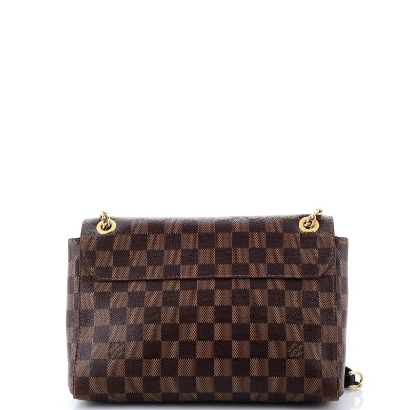 Louis Vuitton Vavin Handbag Damier with Leather PM - 3