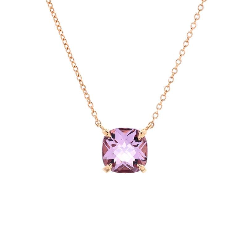 Tiffany & Co. Sparklers Pendant Necklace 18K Rose Gold with Amethyst: Condition: Pre-owned - Good,Brand: Tiffany & Co.,Main Stone: Amethyst,Metal: 18K Rose Gold,Metal Purity: 18K,Style: Pendant,Type: Necklace,Color: Rose Gold,Material: 18K Rose Gold, Amethyst