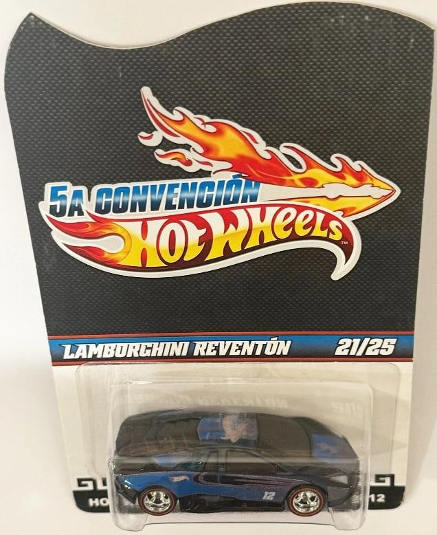 Blue Lambo REVENTON Hot Wheels 2012 Mexico Convention 21/25 EXTREAMLY RARE - 2