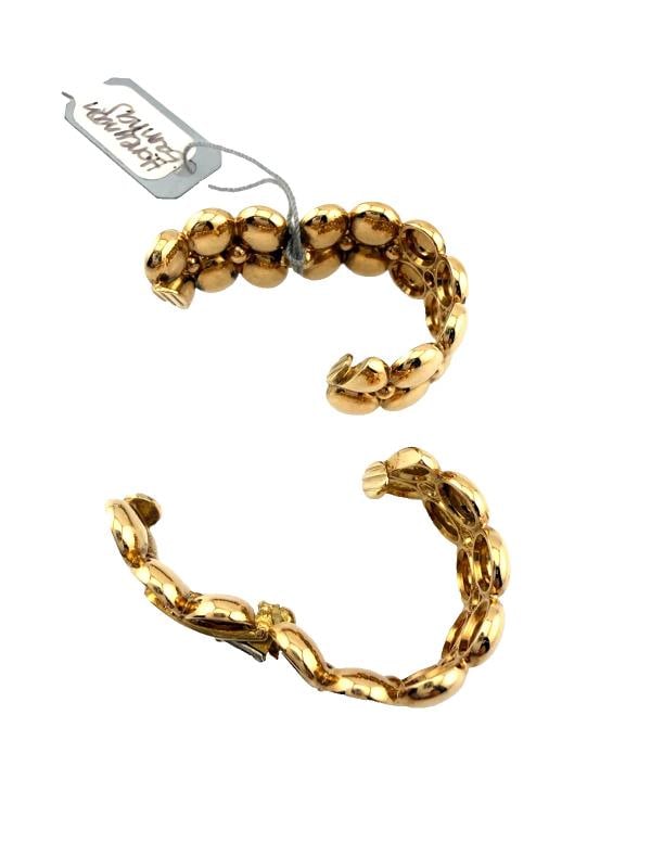 Cartier Honeymoon Collections Huggie Earrings 18k Yellow Gold $10,000 Retail - 5