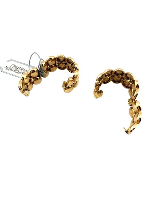 Cartier Honeymoon Collections Huggie Earrings 18k Yellow Gold $10,000 Retail - 6