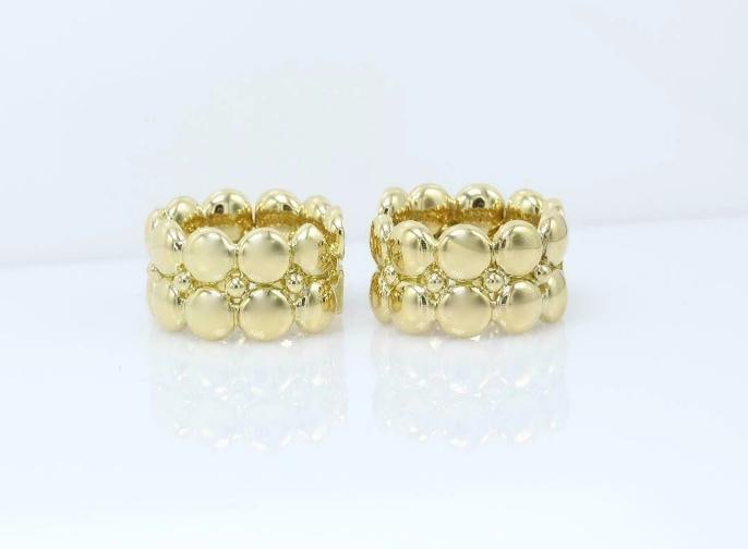 Cartier Honeymoon Collections Huggie Earrings 18k Yellow Gold $10,000 Retail - 7