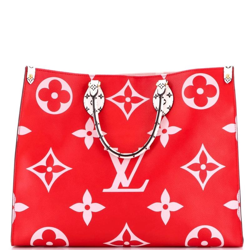 Louis Vuitton OnTheGo Tote Limited Edition Colored Monogram Giant GM: Measurements: Handle Drop 5", Height 12", Width 16", Depth 6", Strap Drop 12" Condition: Pre-owned - Excellent,Brand: Louis Vuitton,Exterior Material: Canvas Coated,Style: Totes,Exterior Color: