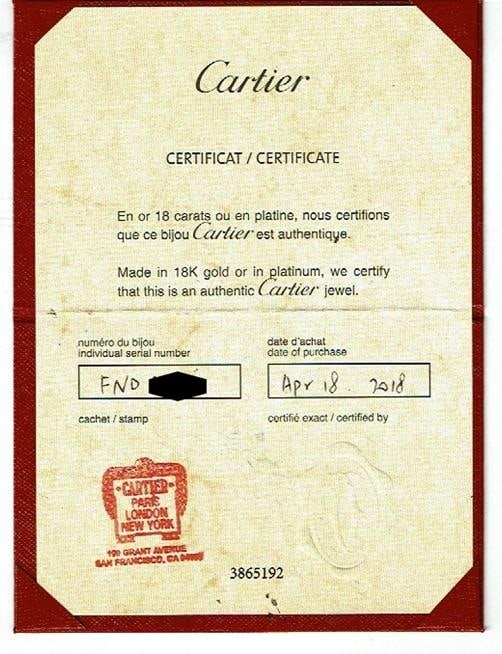 Cartier 1895 Platinum Wedding Band Ring 5 MM - 2