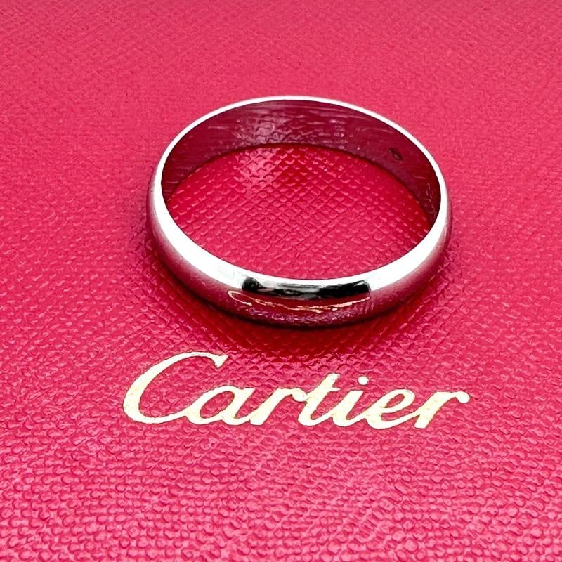 Cartier 1895 Platinum Wedding Band Ring 5 MM - 3