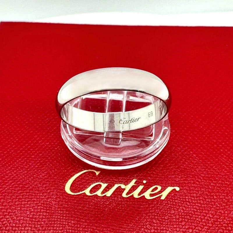 Cartier 1895 Platinum Wedding Band Ring 5 MM - 4