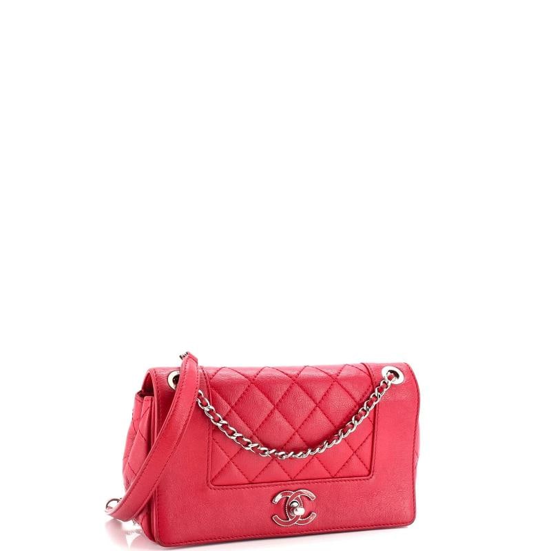 Chanel Mademoiselle Vintage Flap Bag Quilted Sheepskin Small - 2