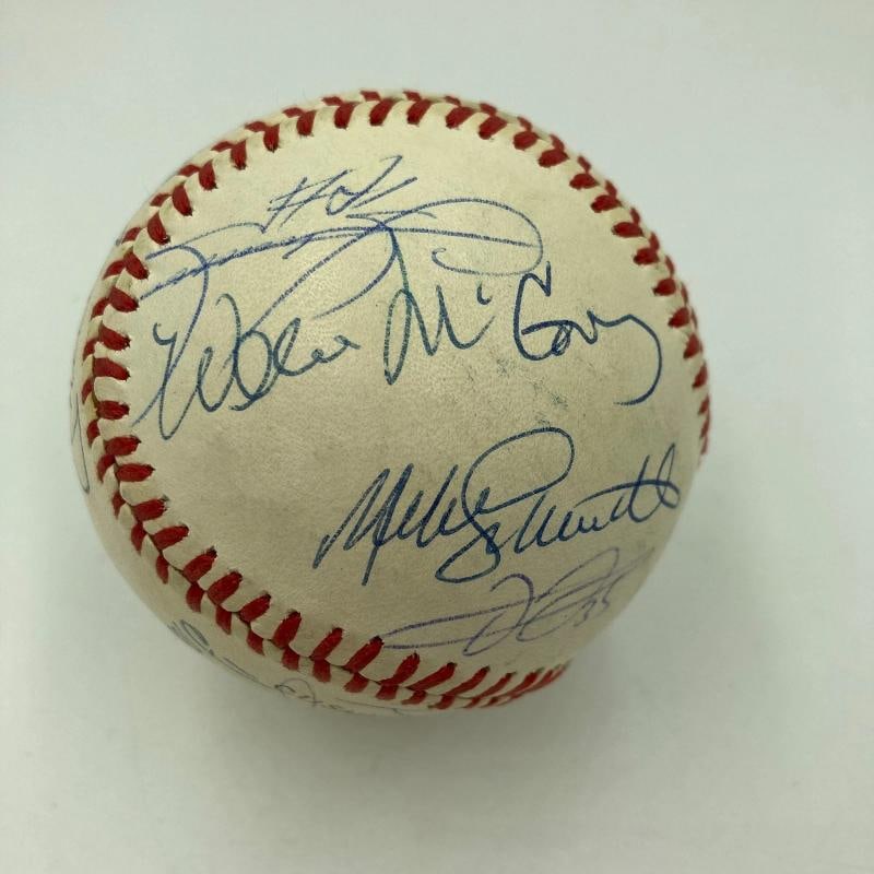 500 Home Run Signed Baseball With 18 Sigs! Mickey Mantle Ted Williams PSA DNA - 3