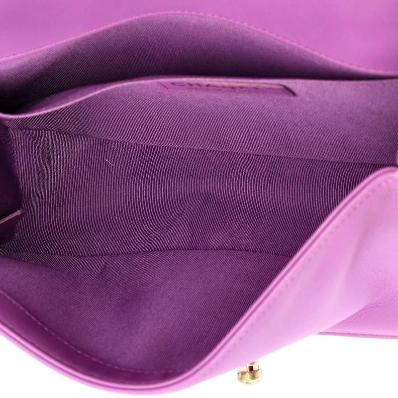 Chanel Boy Flap Bag Chevron Lambskin Old Medium - 5