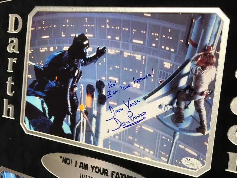 David Prowse Signed Photo Inscribed Framed JSA Autograph Darth Vader 8x Dave - 2