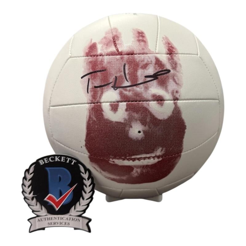 Tom Hanks Signed Autograph Cast Away Wilson Volley Ball Beckett BAS: Industry: Movies,Personalize: No,Movie: Cast Away,Signed by: Tom Hanks,Signed: Yes,Autograph Authentication: Beckett,Original/Reproduction: Original,Country of Origin: United States 