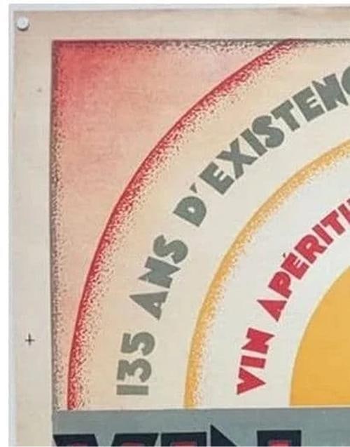 Vintage Vin Sautel Poster: French Wine Aperitif Art Deco Print - 3