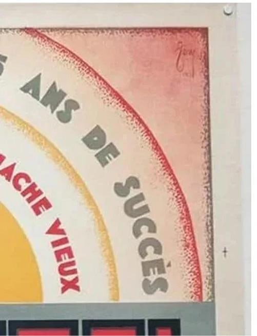 Vintage Vin Sautel Poster: French Wine Aperitif Art Deco Print - 5