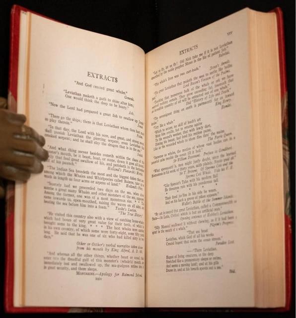 c.1940 Moby Dick or, The Whale by Herman Melville Fine Leather Bound by Maurin - 6