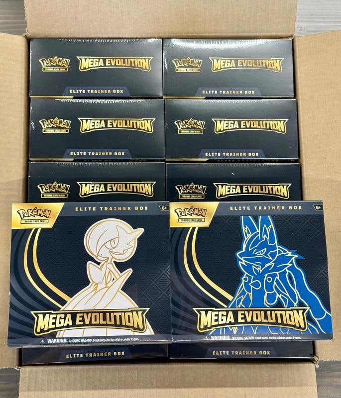 Pokemon Mega Evolution (ME01) Elite Trainer Case Brand New Factory Sealed: Condition: New/Factory Sealed: A brand-new, unused, unopened, undamaged item (including handmade items). ,Convention/Event: AlienCon,Card Size: Japanese,Attribute/MTG:Color: Black,Autographed: No,Set: