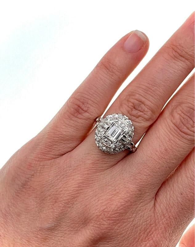 Antique Edwardian Era Diamond Ring - 2