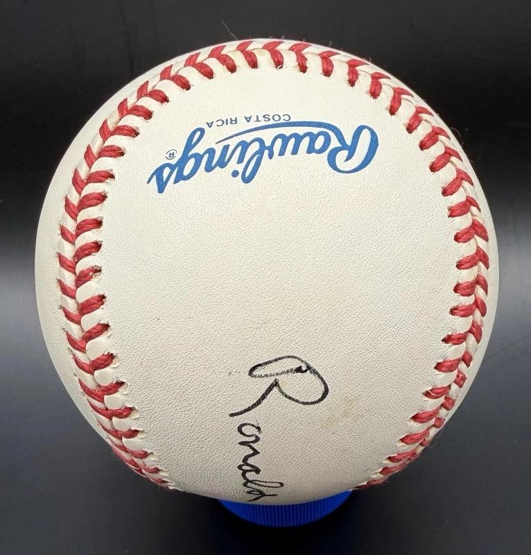 President Ronald Reagan Single Signed American League Baseball JSA COA - 8