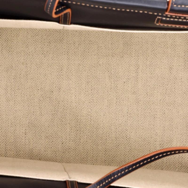 Loewe Cushion Tote Anagram Canvas with Leather Small - 5