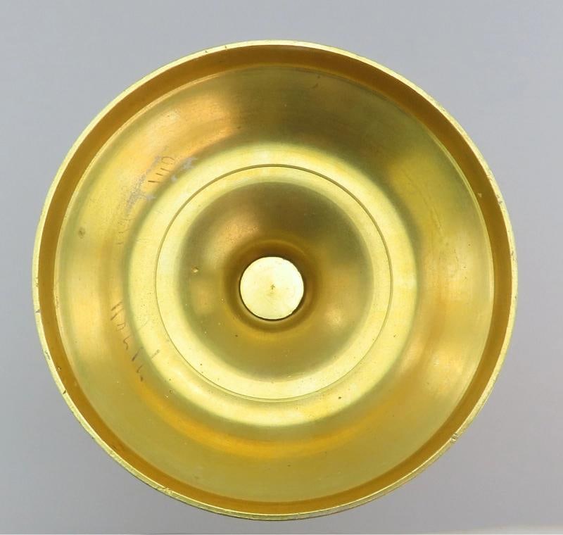 1840/50s Ferdinand Barbedienne Pair Fancy Gilded Brass Candlesticks 11 1/4" - 7