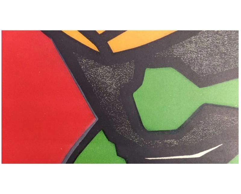 La Bougie Colin 1920s French Advertising Poster Original Art Deco Spark Plug - 6