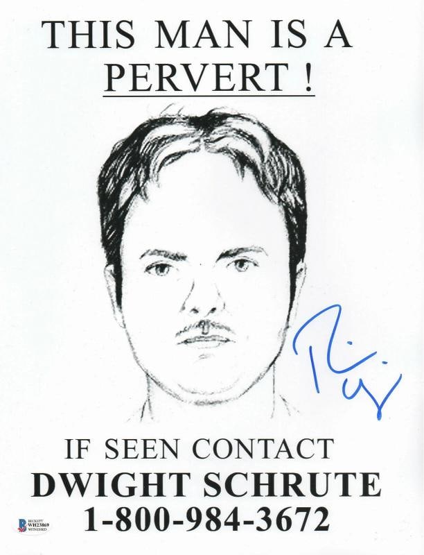 RAINN WILSON DWIGHT SCHRUTE SIGNED 'THE OFFICE' 11X14 PHOTO AUTO BECKETT BAS 25: Original/Reproduction: Original,Object Type: Photo,Signed by: RAINN WILSON,Autograph Authentication: Beckett,Industry: Television,Show: THE OFFICE,Country of Origin: United States 