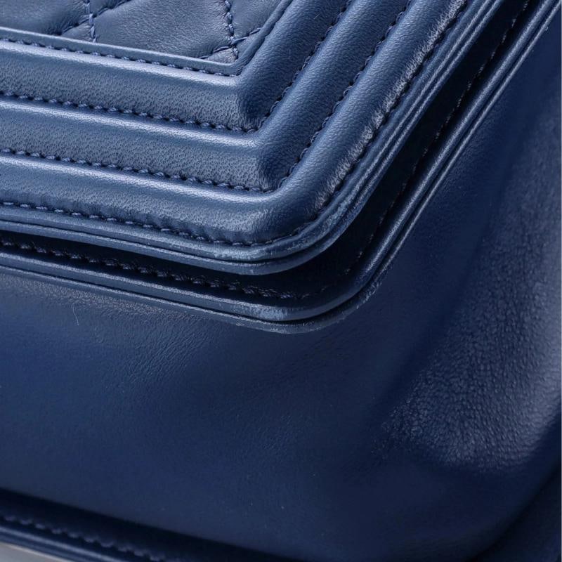 Chanel Boy Flap Bag Quilted Lambskin New Medium - 7