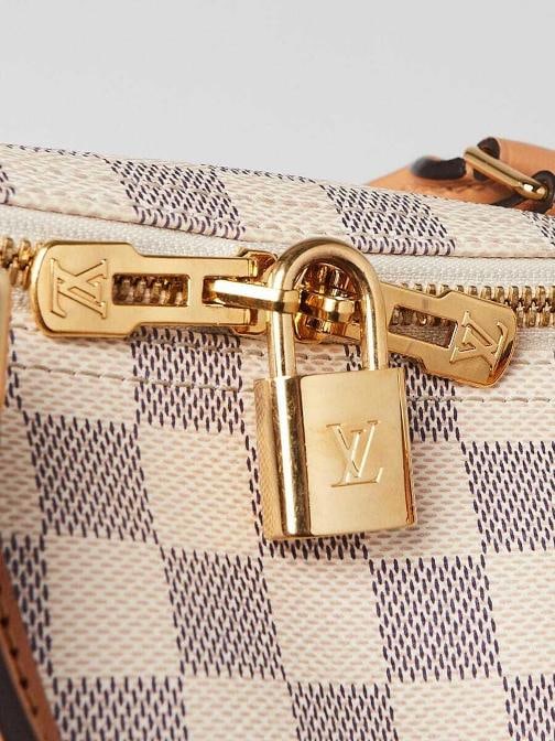 Louis Vuitton Damier Azur Canvas Braided Speedy 30 Bandouliere Bag - 5