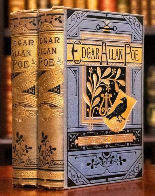 1880 Edgar Allan Poe His Life Letters & Opinions Fine Bindings First Edition - 15