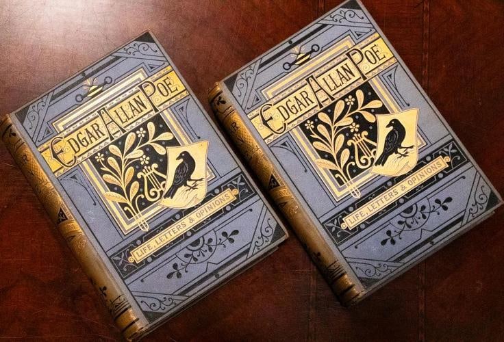 1880 Edgar Allan Poe His Life Letters & Opinions Fine Bindings First Edition - 3