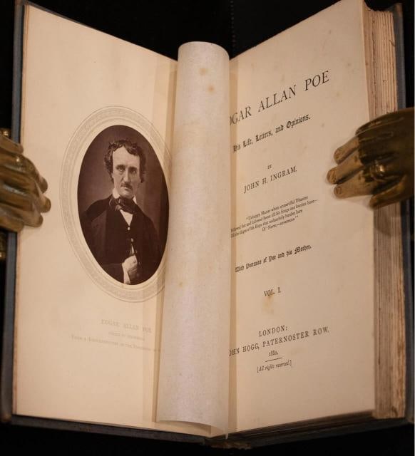 1880 Edgar Allan Poe His Life Letters & Opinions Fine Bindings First Edition - 8