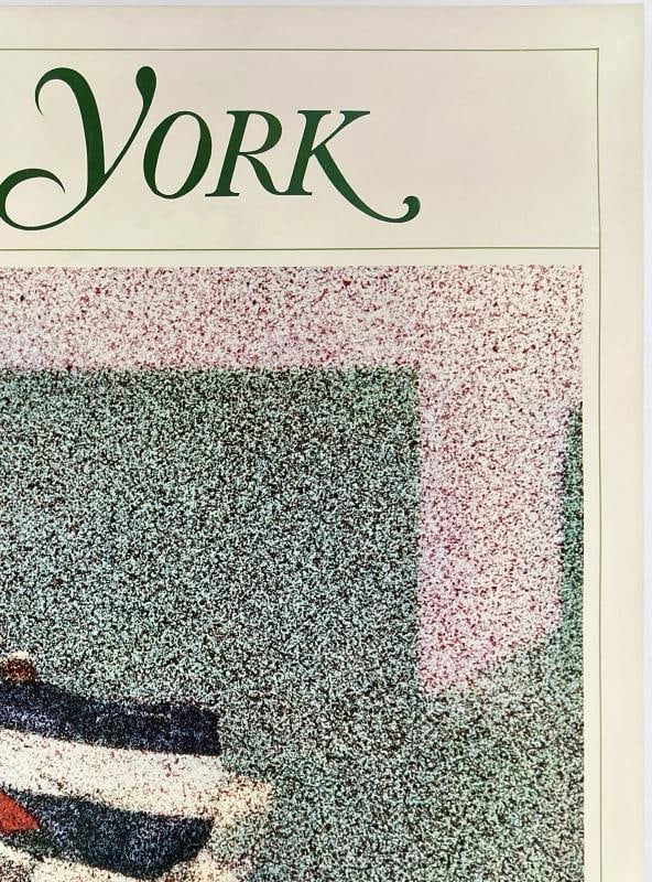 Original Vintage Poster NEW YORK EASTERN AIR LINES Airline Travel Tourism LINEN - 3