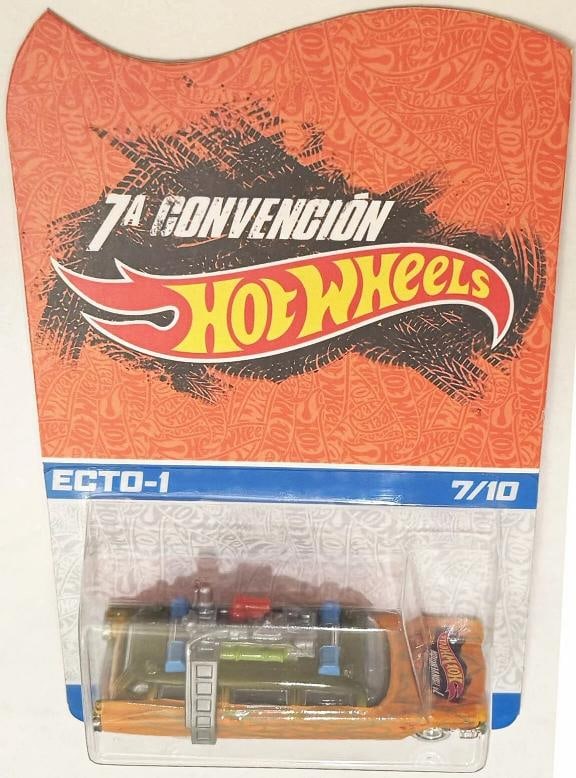 Orange ECTO-1 Code-3 Hot Wheels 2014 Mexico Convention 7/10 - Extreamly RARE! - 4