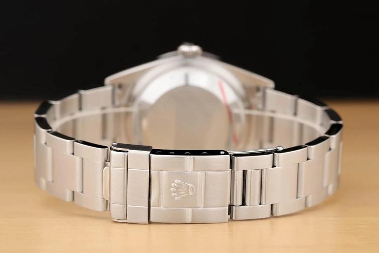 2005 ROLEX MENS 114270 EXPLORER I BLACK 3-6-9 DIAL STEEL OYSTER 36MM WATCH - 6