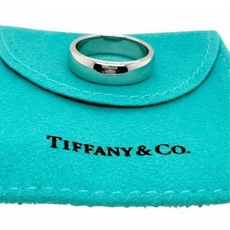 Tiffany & Co. Lucida Platinum 6 MM Band Ring - 4