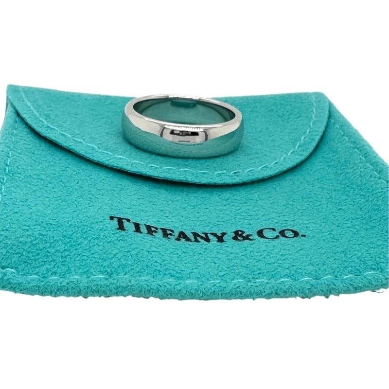 Tiffany & Co. Lucida Platinum 6 MM Band Ring - 7