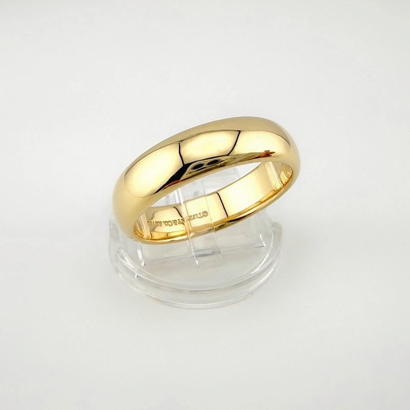 Tiffany & Co 18k Yellow Gold Forever 6mm Band Ring - 4