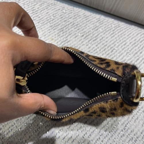 Fendi Fendigraphy Nano Hobo Bag Cavallino calfskin with Fendi Leo print - 12