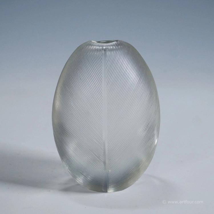 Vintage Art Glass Vase by Tapio Wirkkala for Iittala 1950s: width: 2.76 inches height: 3.62 inches depth: 2.17 inches. Condition: Used,Brand: ArtGlass,Type: Vase 