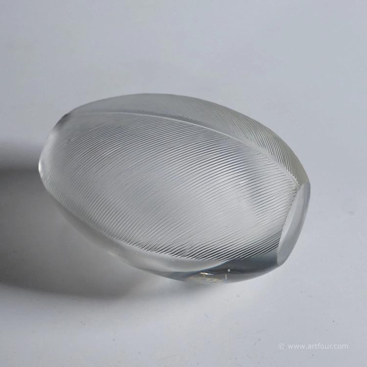 Vintage Art Glass Vase by Tapio Wirkkala for Iittala 1950s - 5
