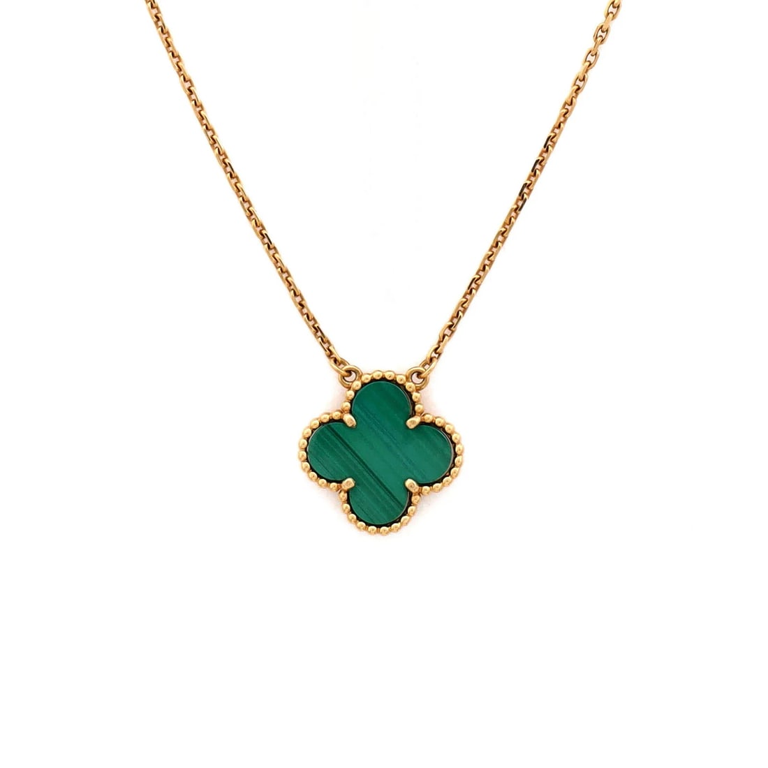 Van Cleef & Arpels Vintage Alhambra Pendant Necklace 18K Yellow Gold (1 of 3)