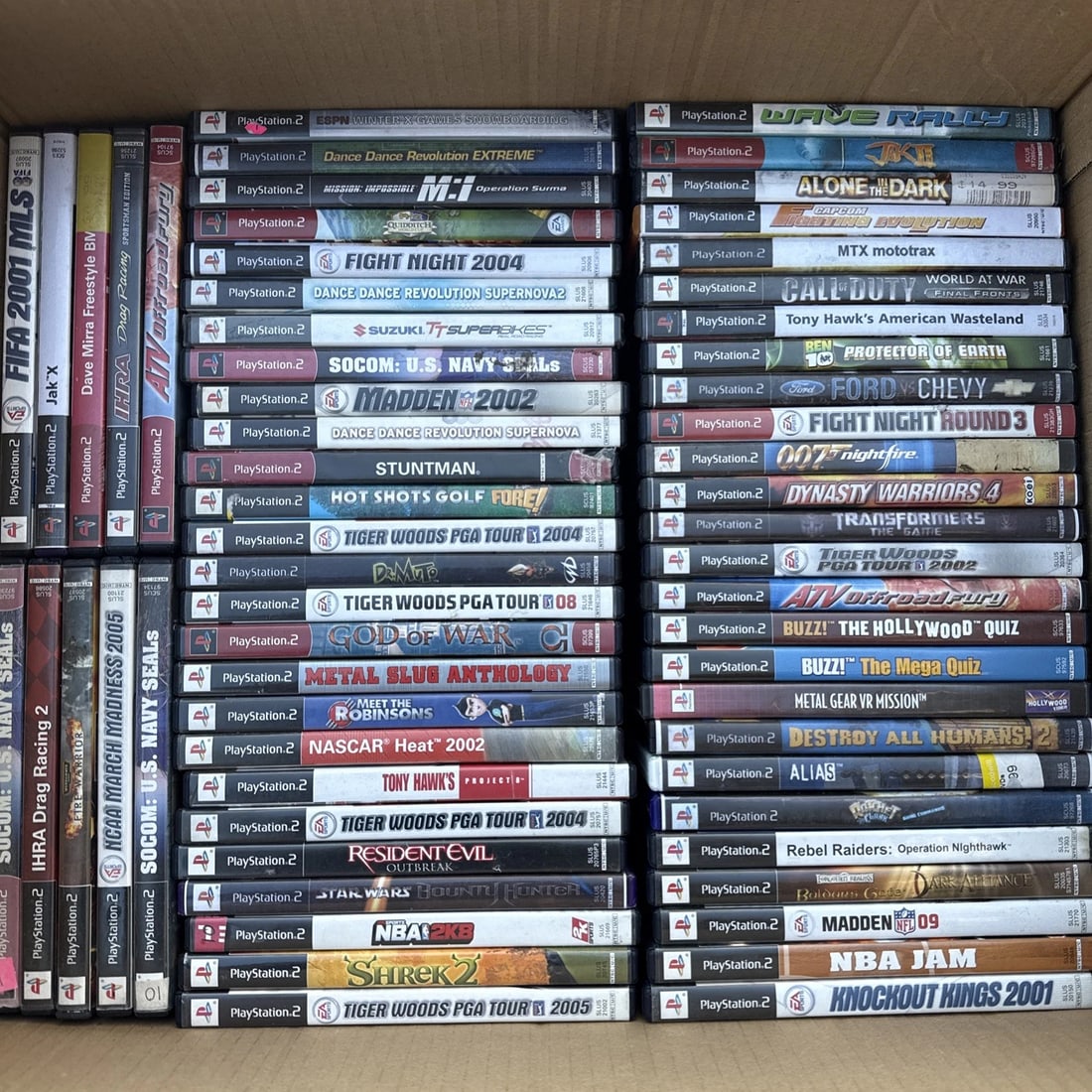 Lot of 50+ Playstation 2 (PS2) Video Games (1 of 3)