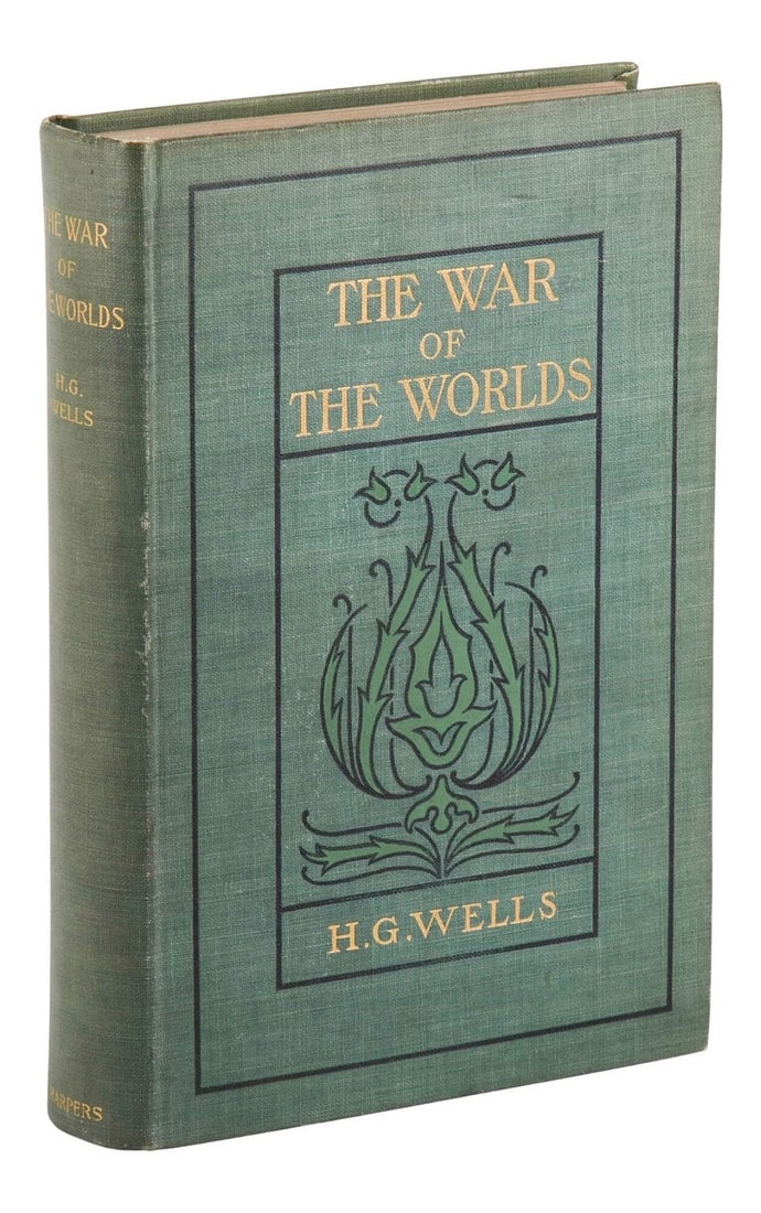 The War of the Worlds ~ H.G. WELLS ~ First American Edition ~ 1st Printing 1898 (1 of 7)