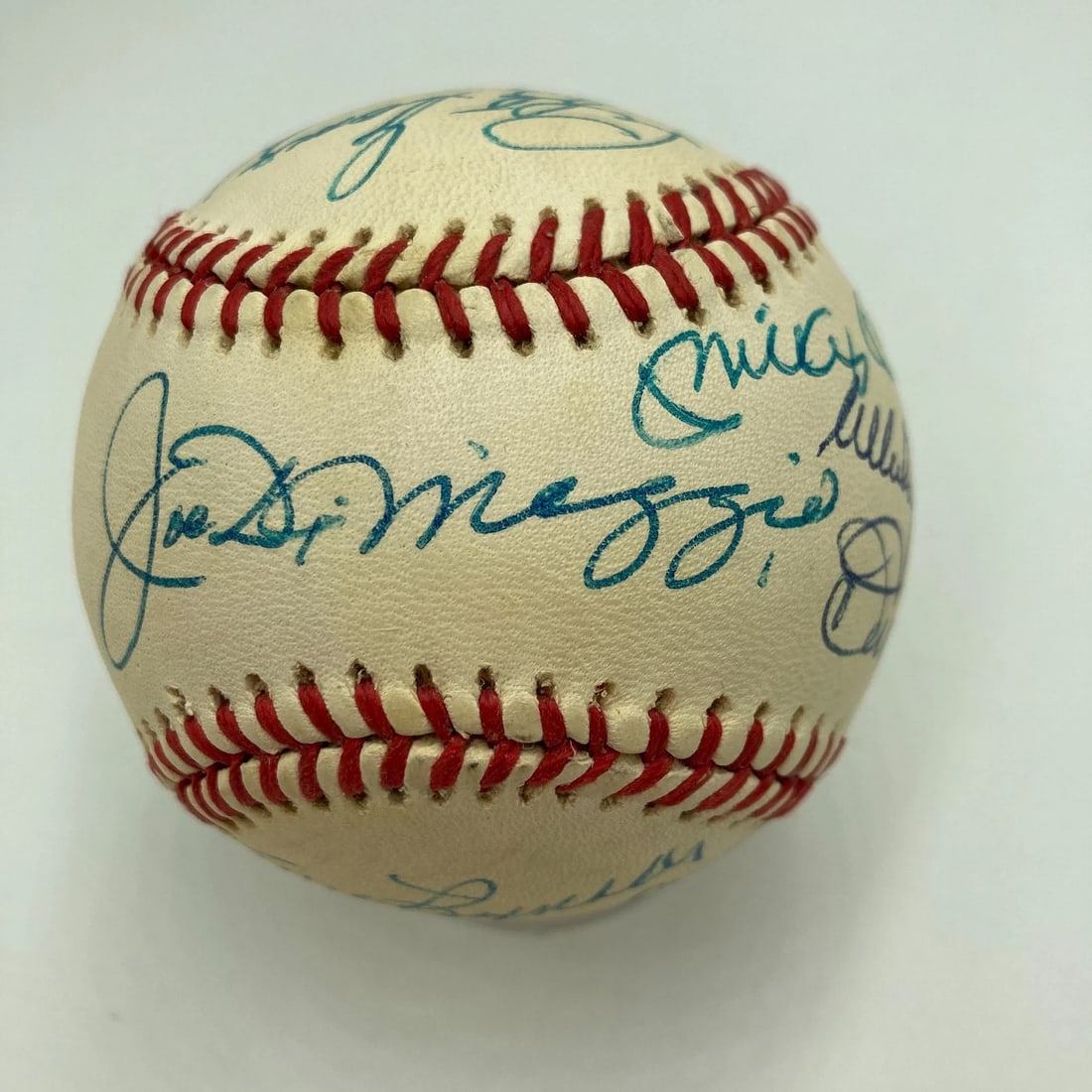 Mickey Mantle Joe Dimaggio Yankees Greats Signed American League Baseball JSA (1 of 11)