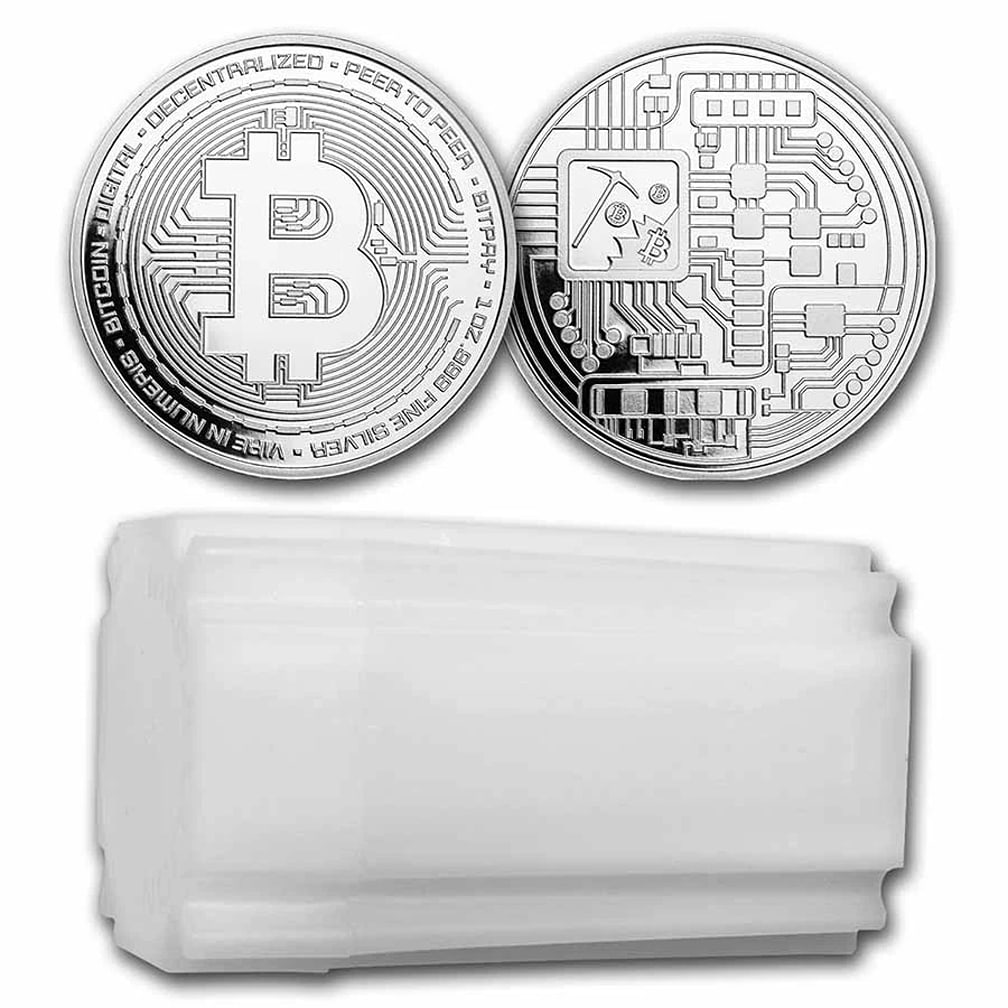 1 oz Silver Round - Bitcoin - Lot of 20 Rounds (1 of 3)
