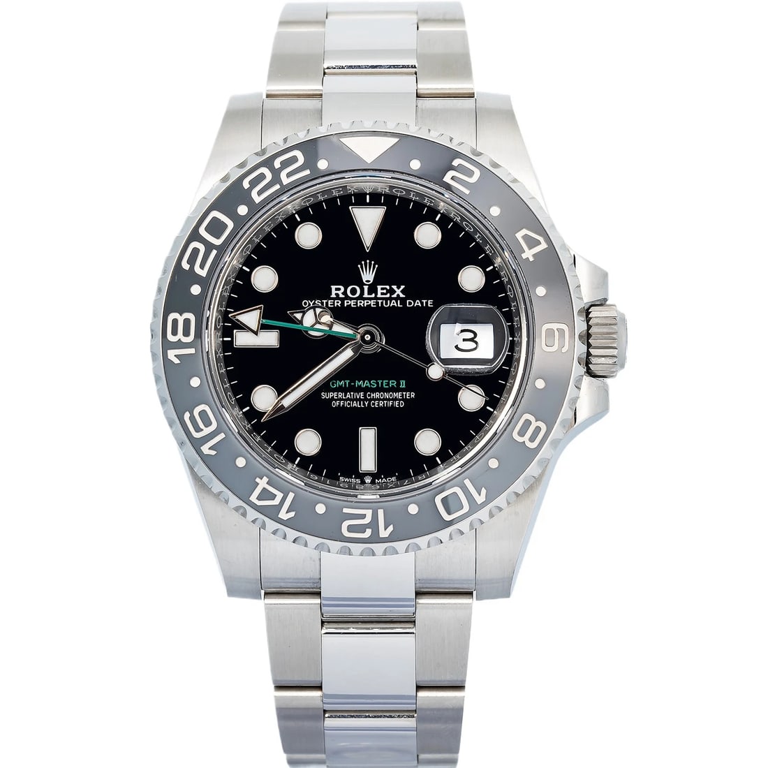 Rolex GMT-Master II Bruce Wayne 126710GRNR MINT 2025 Card SS Oyster Auto 40mm (1 of 6)