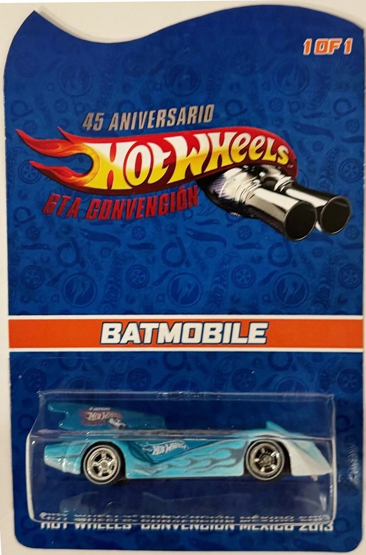 BATMOBILE Hot Wheels 2013 Mexico Convention 1 of 1. EXTREAMLY RARE Code-3 Car (1 of 1)