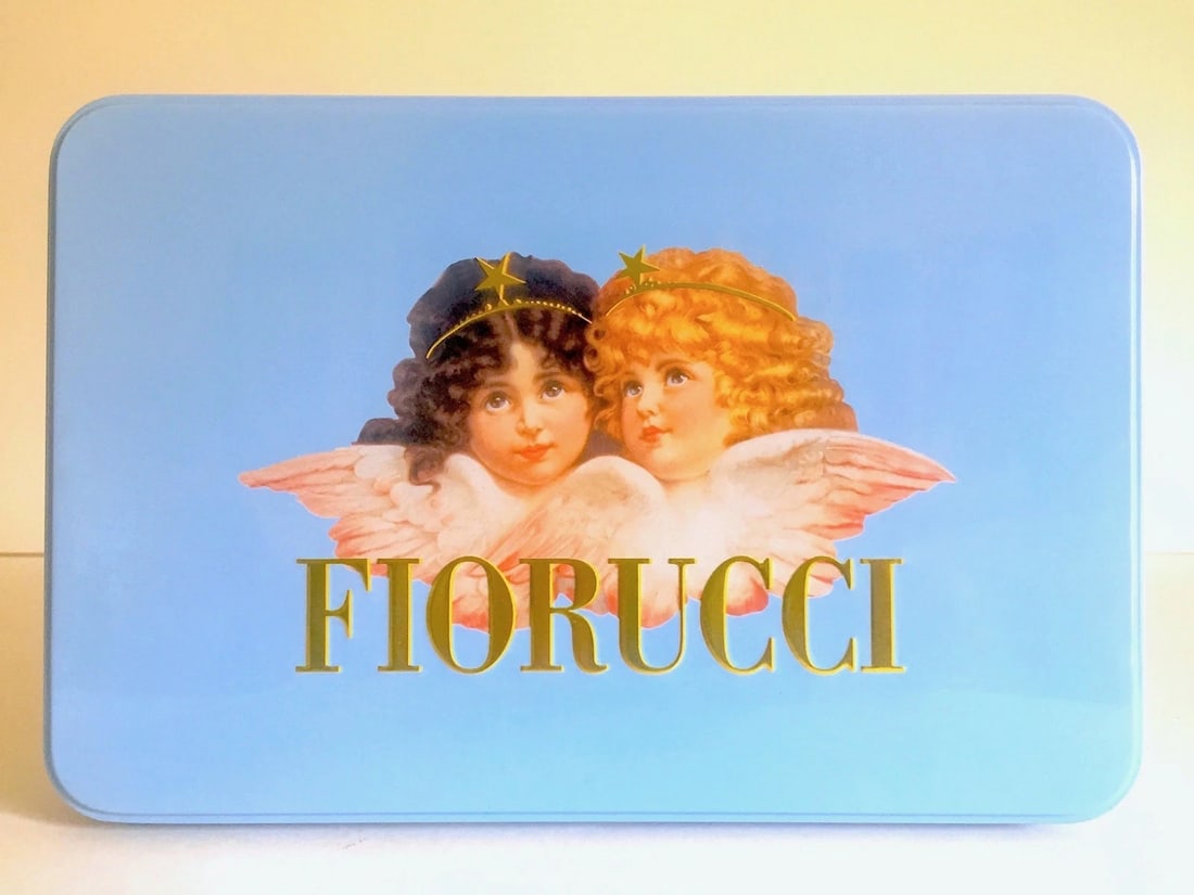 VTG 1980'S RARE FIORUCCI NEW WAVE ITALIAN FASHION ICONIC CHERUBS ANGELS TIN BOX: MEASURES 10" W X 6 3/4" D X 1 1/2" H. Condition: New: A brand-new, unused, unopened, undamaged item (including handmade items). See the seller's listing for full details. ,Type of Advertising: BOX,Mod