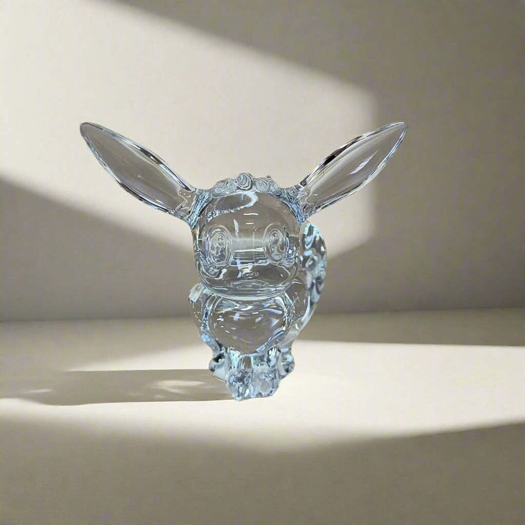 Baccarat Crystal Pokemon Eevee Figurine~(3 1/2'' H): Condition: New: A brand-new, unused, unopened, undamaged item in its original packaging (where packaging is applicable). Packaging should be the same as what is found in a retail store, unless the ite