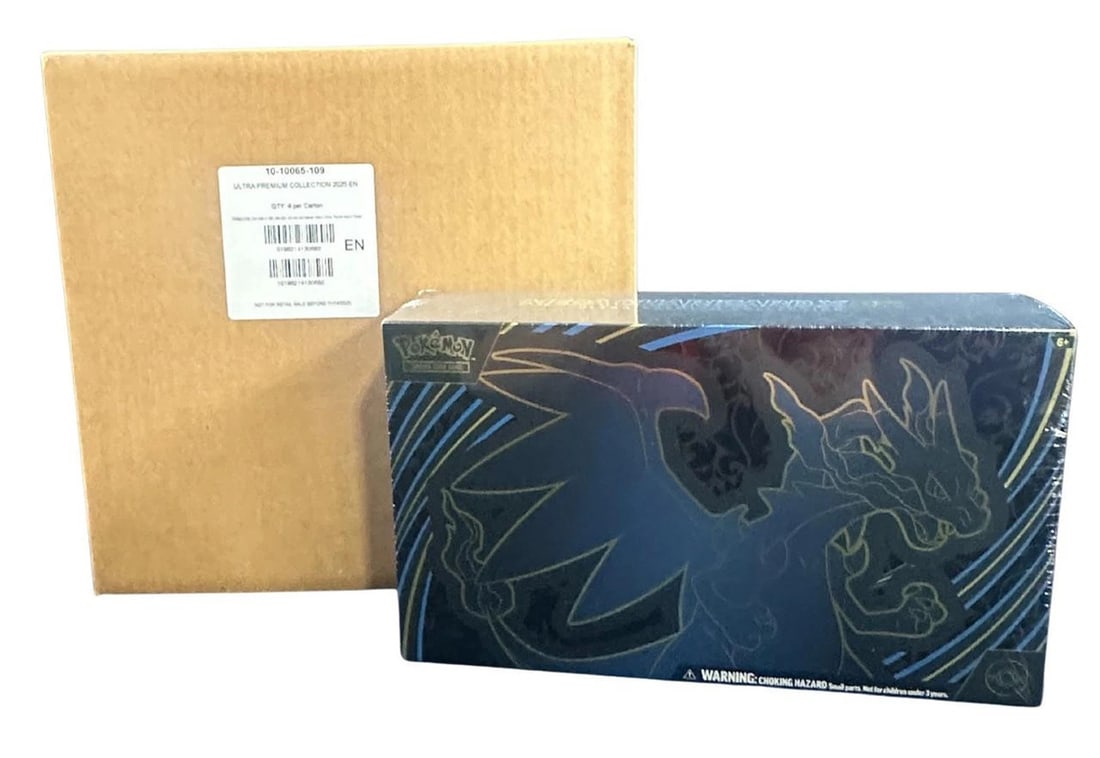 Pokemon Mega Charizard X EX ULTRA PREMIUM COLLECTION BOX CASE Sealed 4 Boxes (1 of 2)