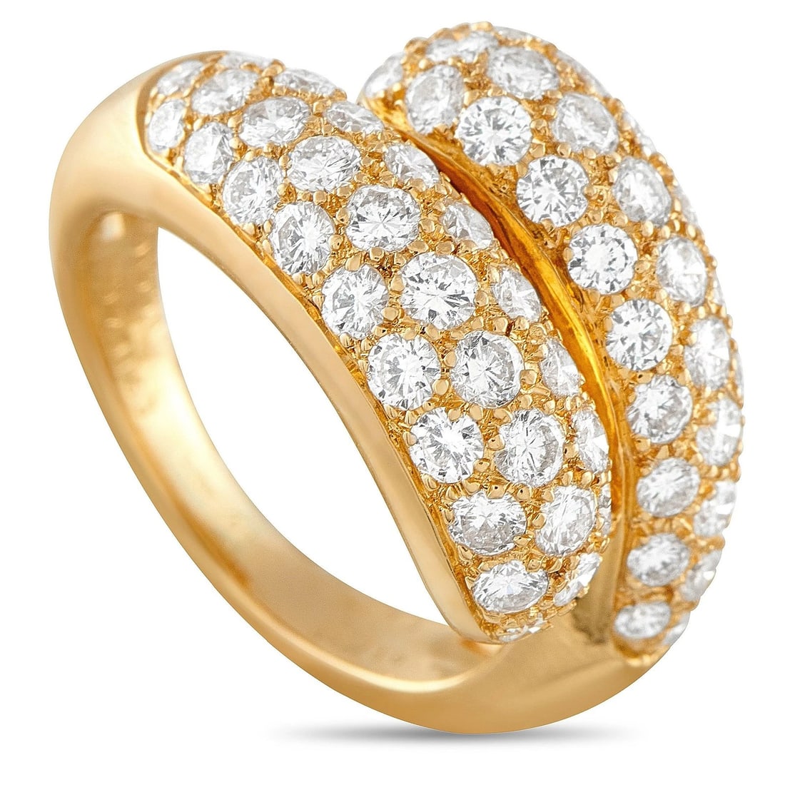 Cartier Vintage 18K Yellow Gold 2.41ct Diamond Ring CA12-110725 (1 of 5)